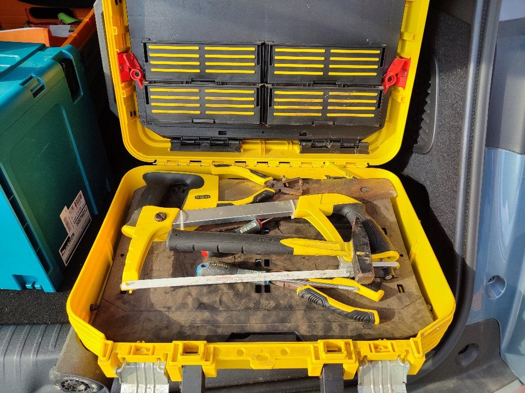 ensemble d'outils dans un chariot, Bricolage & Construction, Outillage | Outillage à main, Enlèvement, Utilisé, Jeu d'outils, Stanley