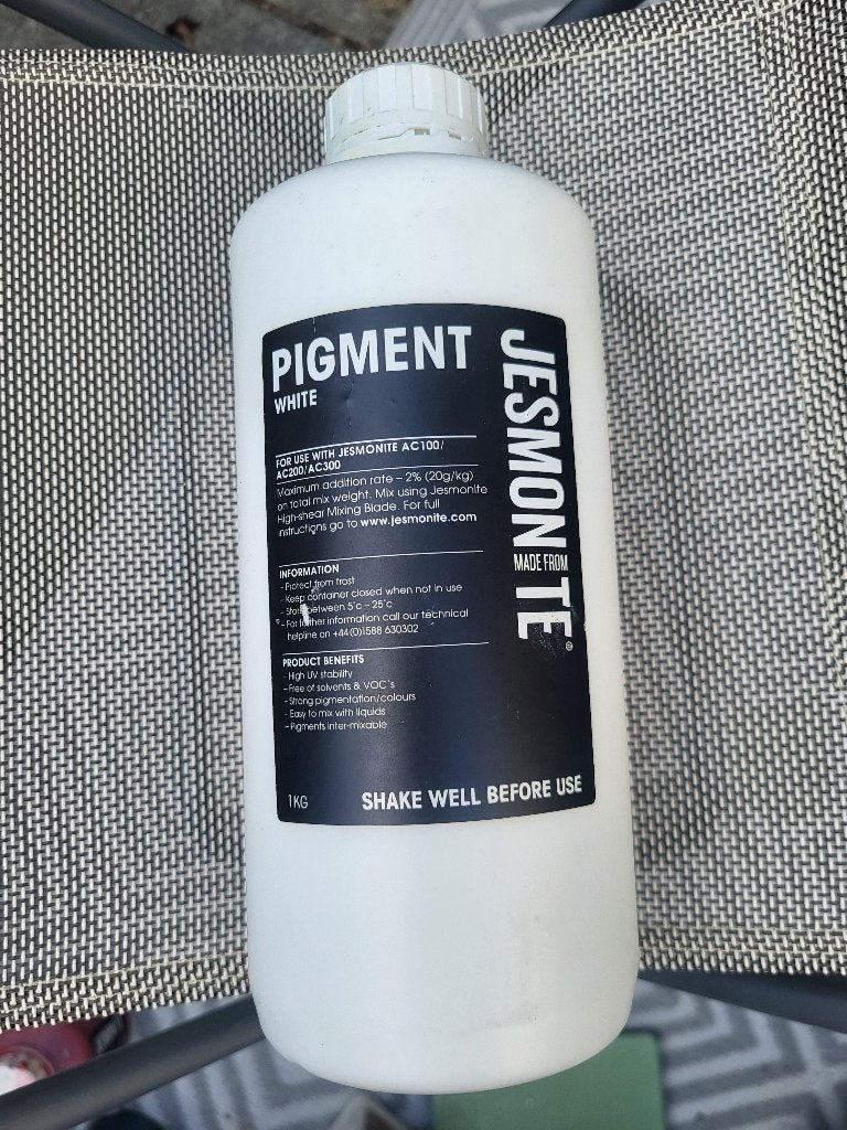 Jesmonite pigment white, Ophalen, Zo goed als nieuw