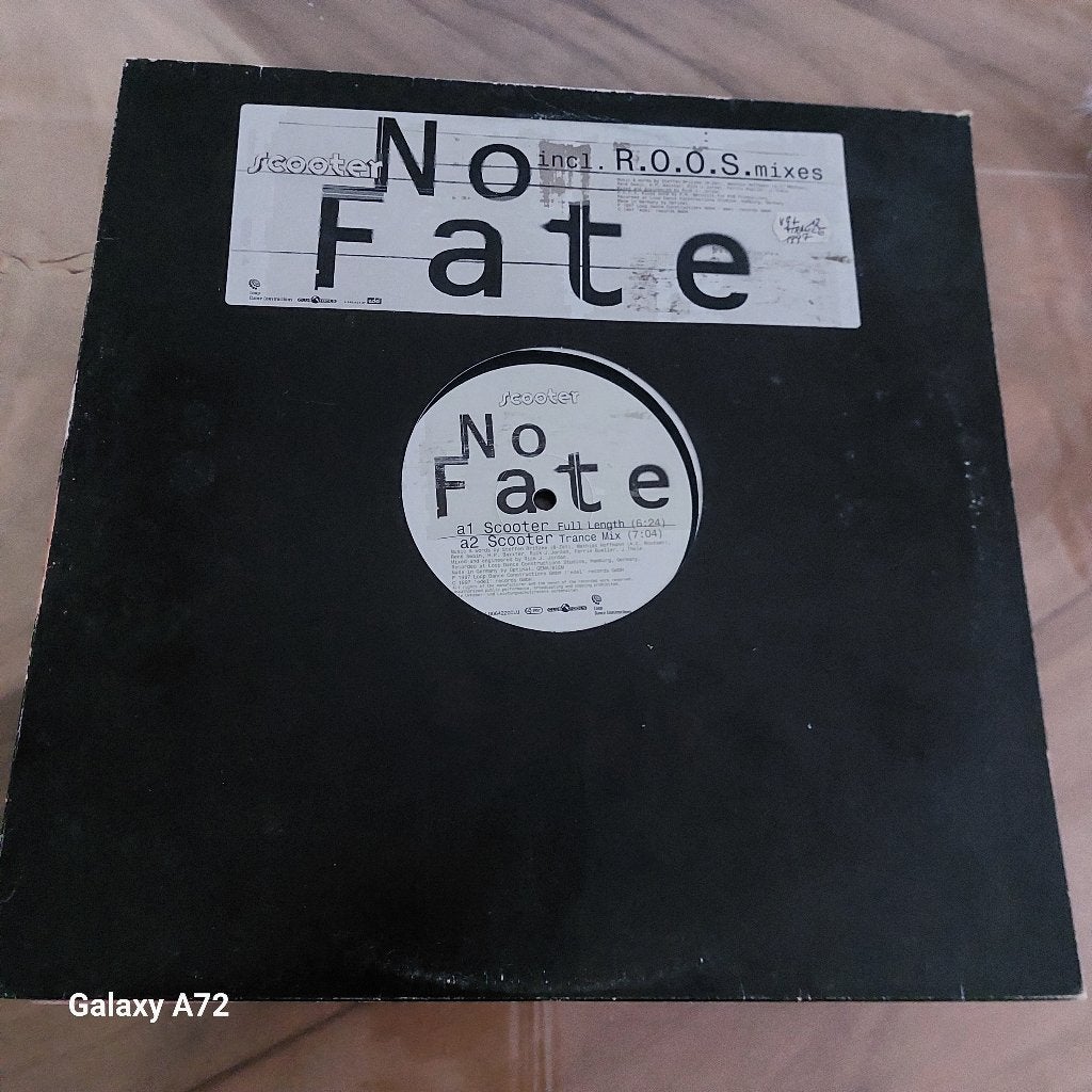 scooter incl r.o.o.s. mixes no fate 12 inch maxi, Gebruikt, Trance, Ophalen of Verzenden, 12 inch
