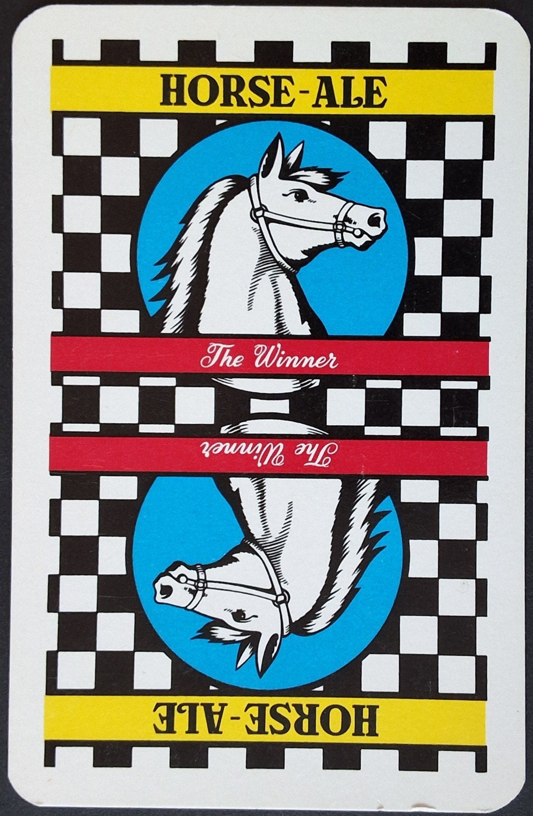 1 Speelkaart  Horse-Ale, Ophalen of Verzenden