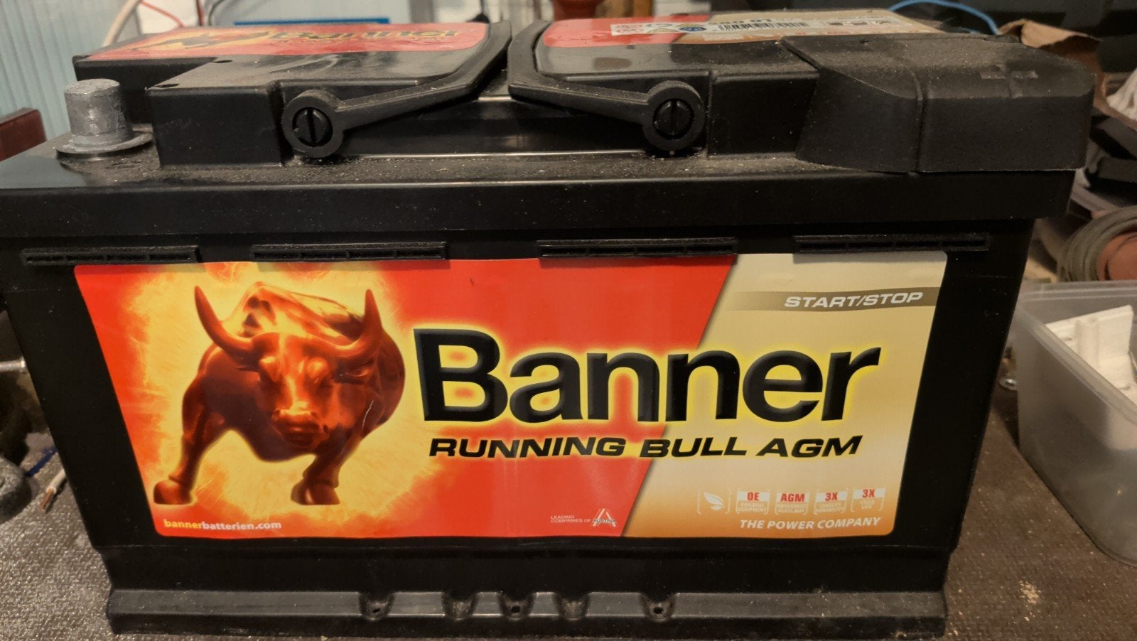 80Ah AGM batterij Banner, Auto-onderdelen, Gebruikt