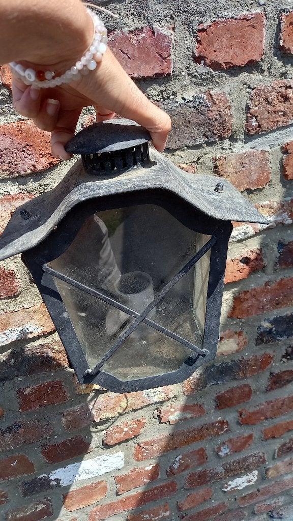 Lampe d'extérieur type lanterne, Jardin & Terrasse, Éclairage extérieur, Enlèvement, Utilisé, Appliques murales