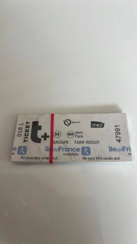Tickets metro Parijs, Tickets en Kaartjes