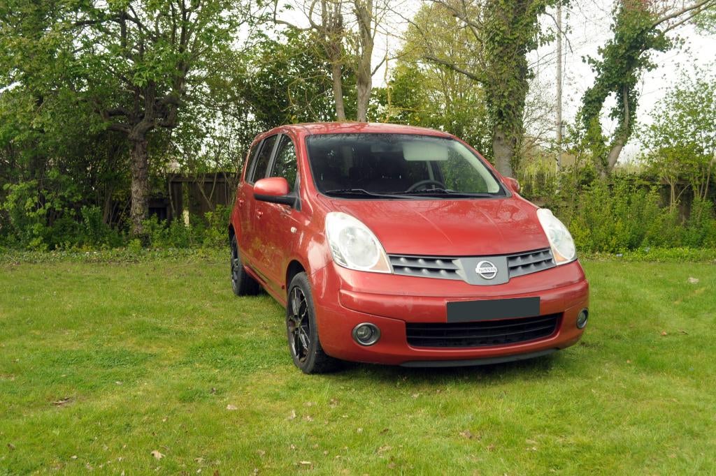 Nissan Note essence manuelle 5portes contrlTH carpass, Rouge, Achat, Entreprise, 65 kW