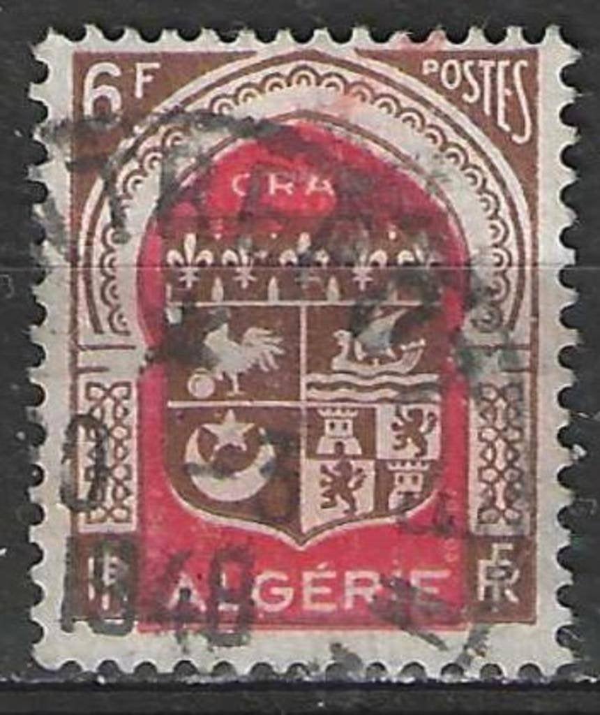 Algerije 1947 - Yvert 265 - Wapenschild Oran (ST), Verzenden, Gestempeld