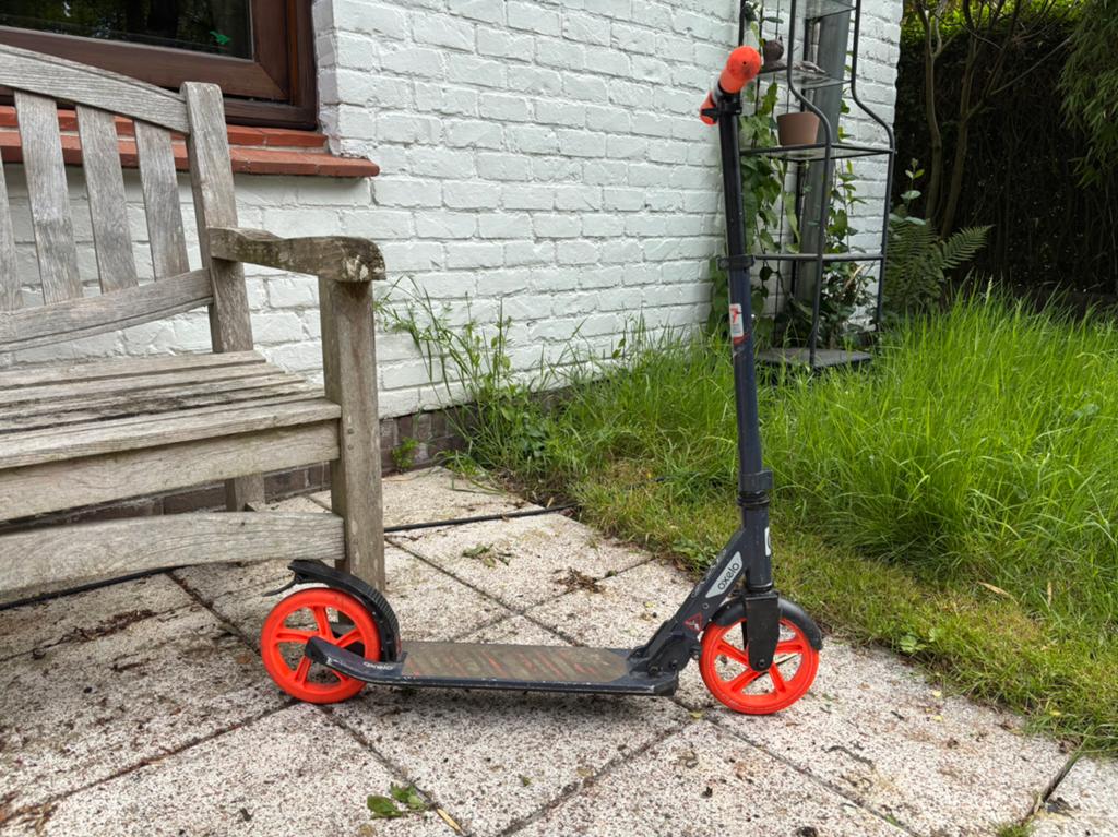 step oxelo met oranje wielen, Fietsen en Brommers, Ophalen, Gebruikt, Gewone step