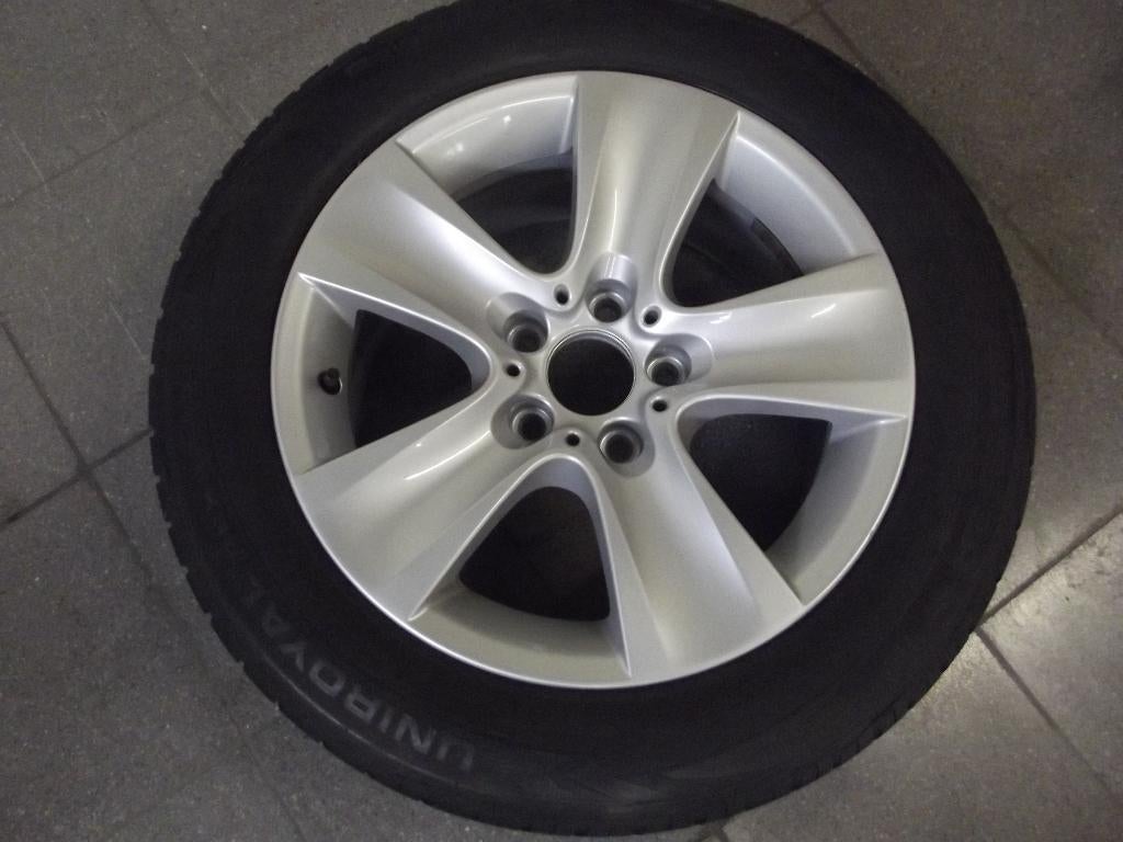 velg met band bmw 5 reeks F10 F11 17 inch, Ophalen, Gebruikt, Banden en Velgen, 17 inch