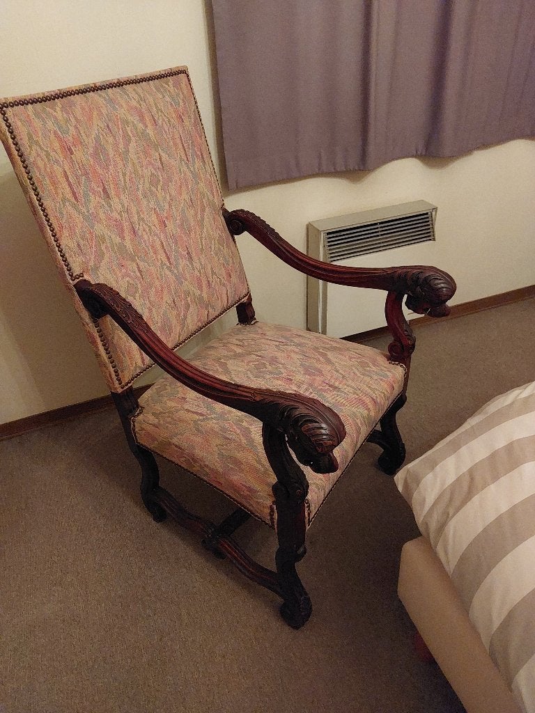 2 antieke stoelen (rose), Antiek en Kunst, Ophalen