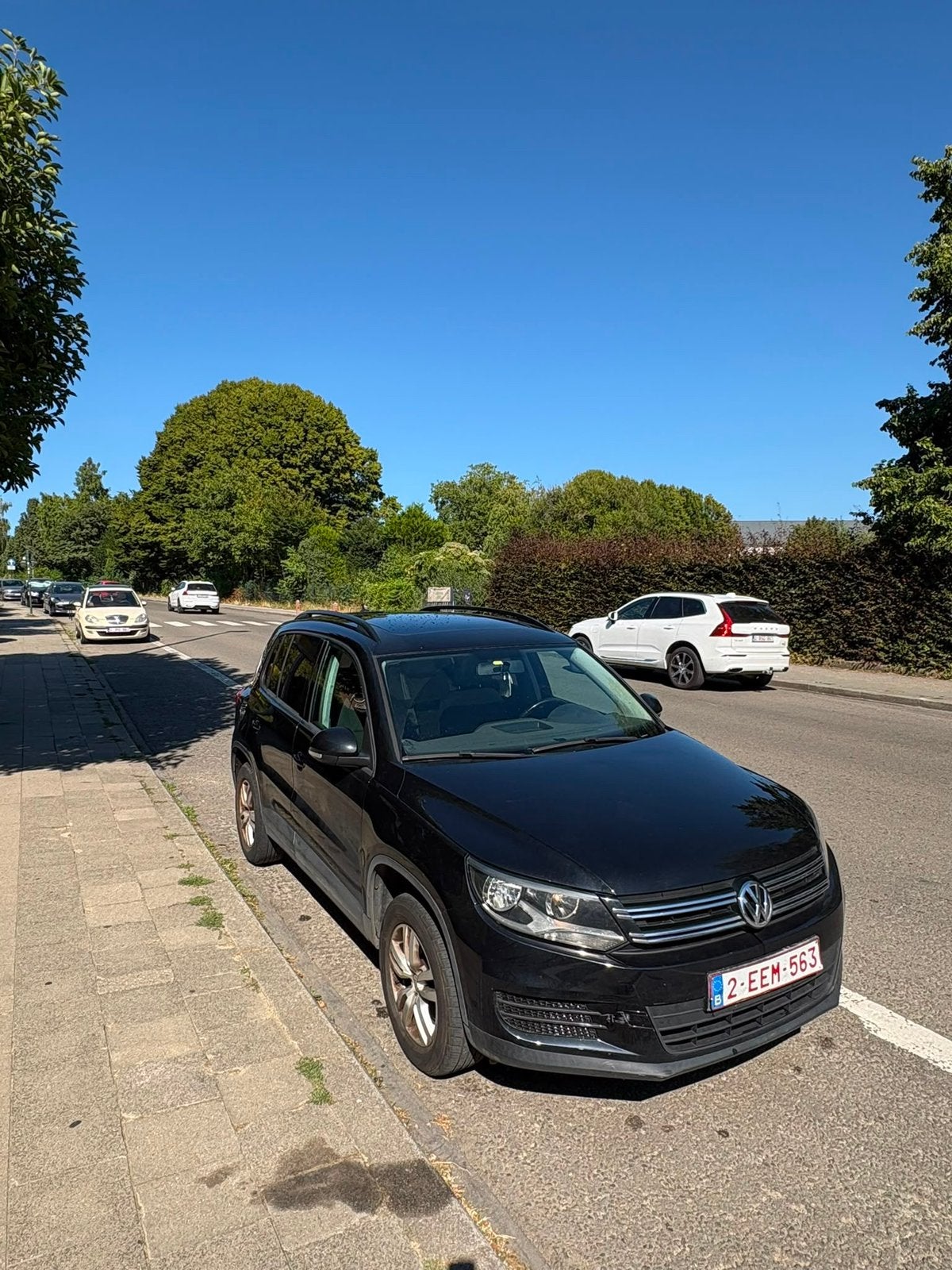 Volkswagen Tiguan, Auto's, Volkswagen, Euro 5, Stof, Zwart, Zwart