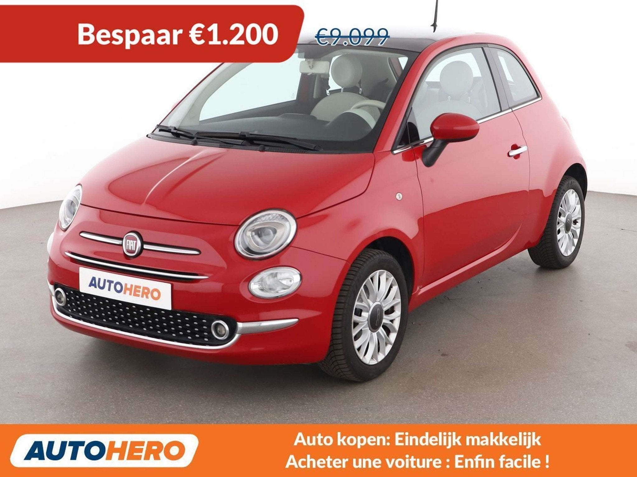 Fiat 500 1.2 Lounge (année de construction 2018), Autos, Achat, https://public.car-pass.be/vhr/77ea0f99-8b15-4467-b6ec-94add20b73f8