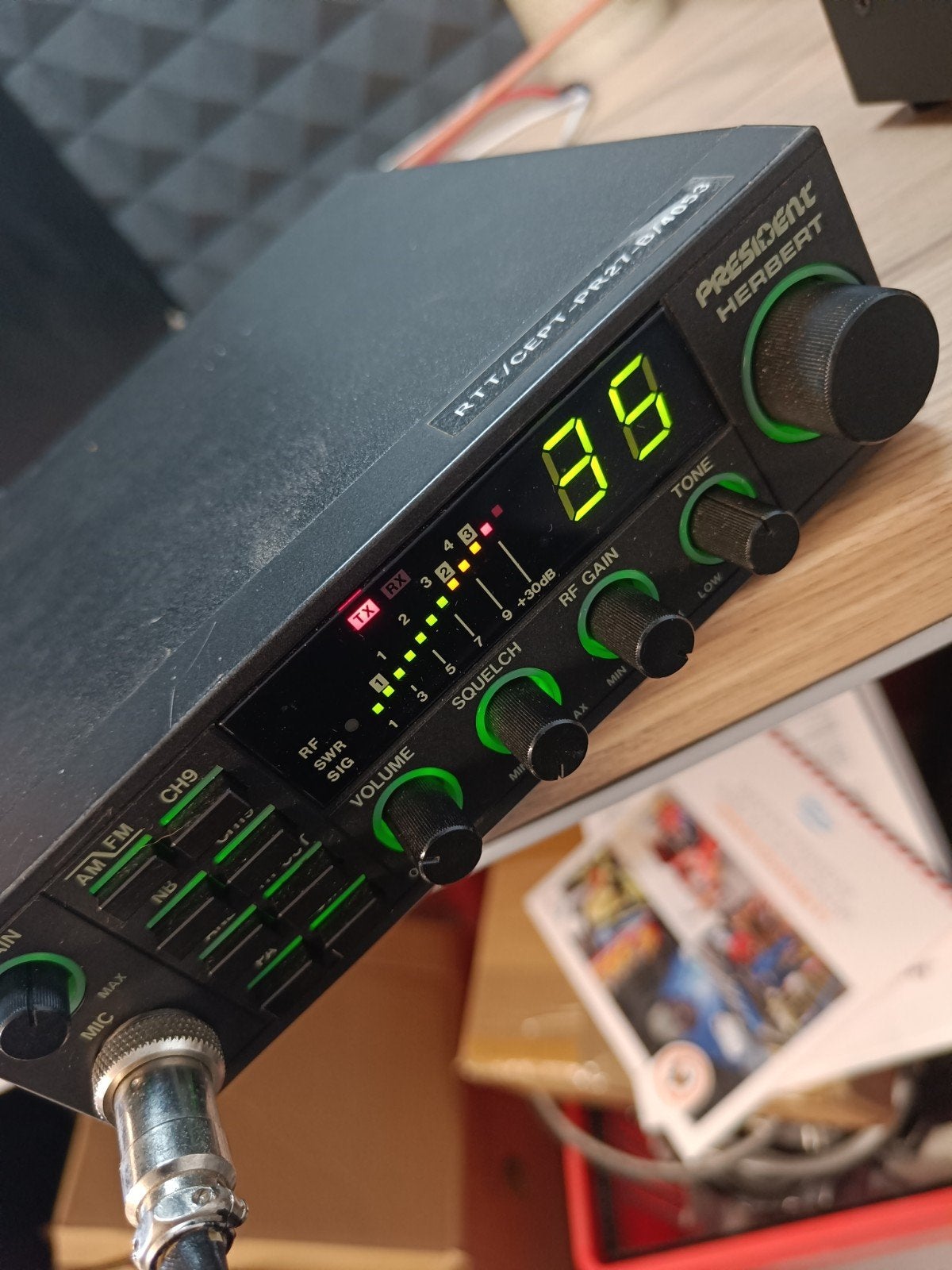 40cx-am-fm zendontvanger, Telecommunicatie, Ophalen of Verzenden, Gebruikt, Zender en Ontvanger