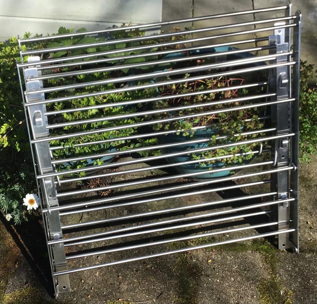 3 droogrekken wand IKEA Grundtal, Ophalen, Zo goed als nieuw, Grijs, Overige typen