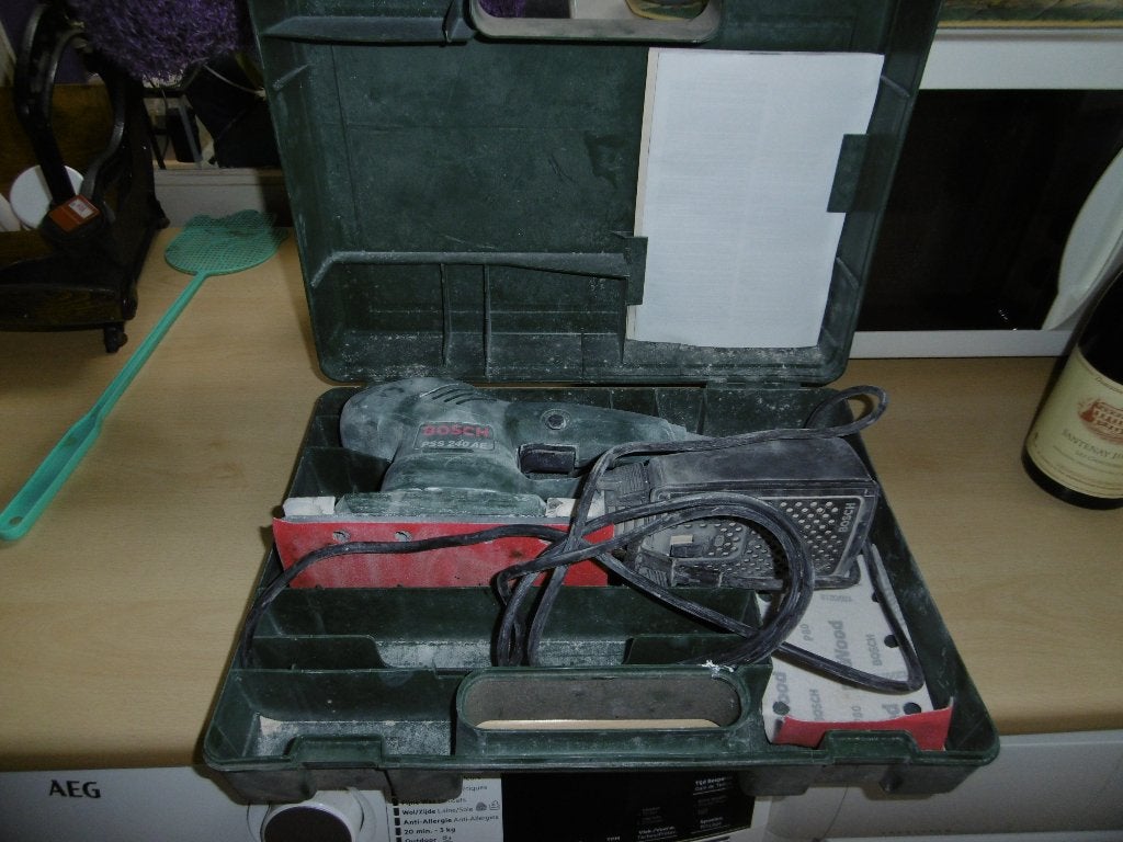 Ponceuse orbitale bosch PSS240AE presque neuve, Enlèvement ou Envoi, Comme neuf, Moins de 600 watts, Ponceuse orbitale