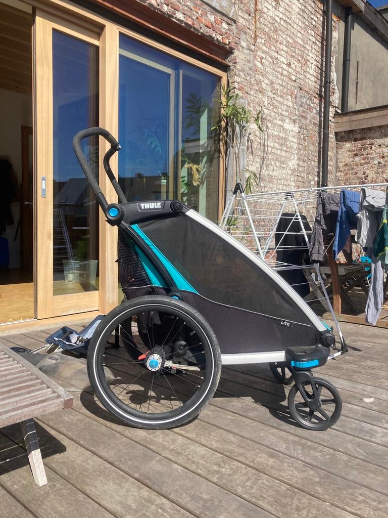 Thule fietskar lite 1 persoons, Fietsen en Brommers, Ophalen, Gebruikt, Minder dan 20 kg, Opvouwbaar