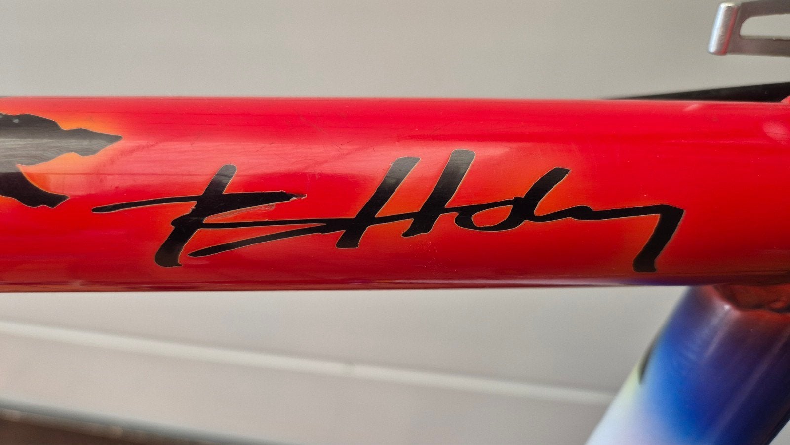 Prachtige vintage MTB gesigneerd door Brian Holm, Vélos & Vélomoteurs, Autres marques, Frein sur jante, Enlèvement, Hommes