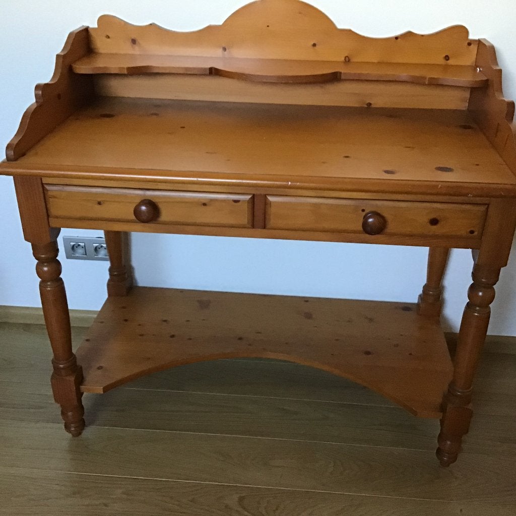 Kaptafel met spiegel, Ophalen, Gebruikt, 50 tot 100 cm, Minder dan 100 cm