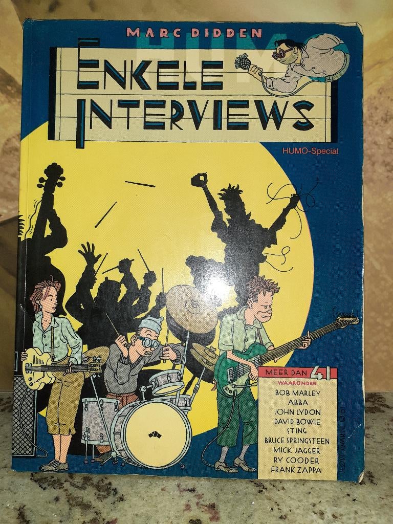 Marc Didden, Enkele Interviews, HUMO, Marc Didden, Artiste, Enlèvement ou Envoi, Utilisé