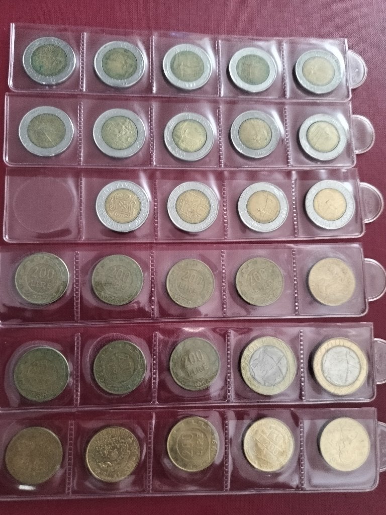 set italiaanse lire, Postzegels en Munten, Munten | België, Ophalen of Verzenden, Overig, Setje