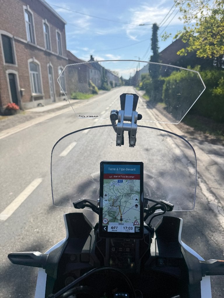 GPS Moto Garmin, Ophalen, Gebruikt