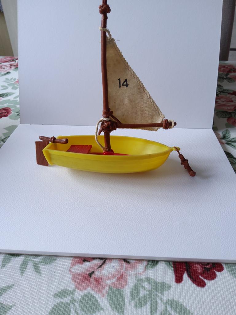 Schtroumpf le bateau, Enlèvement ou Envoi, Utilisé, Poupée, Figurine ou Peluche