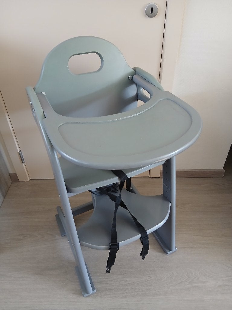 Meegroei eetstoel, Ophalen, Gebruikt, Meegroeistoel, Gordel(s)
