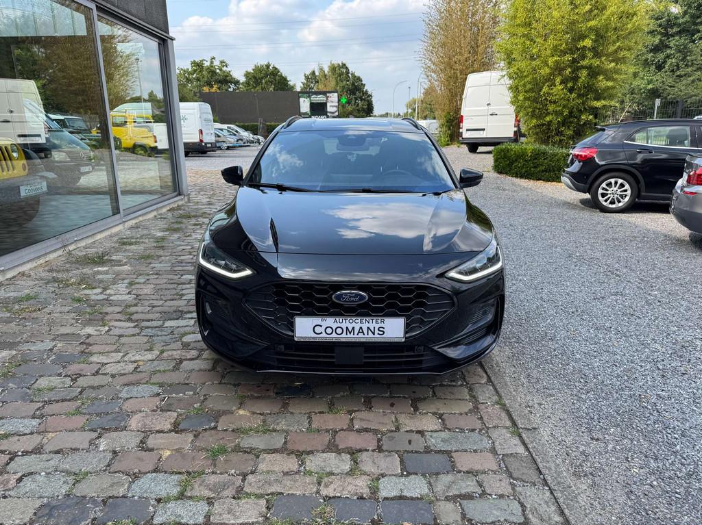 Ford Focus Focus Turnier 1.0 EcoBoost Hybrid ST-LINE DESIGN, Auto's, Ford, Stof, Gebruikt, Zwart, Bedrijf