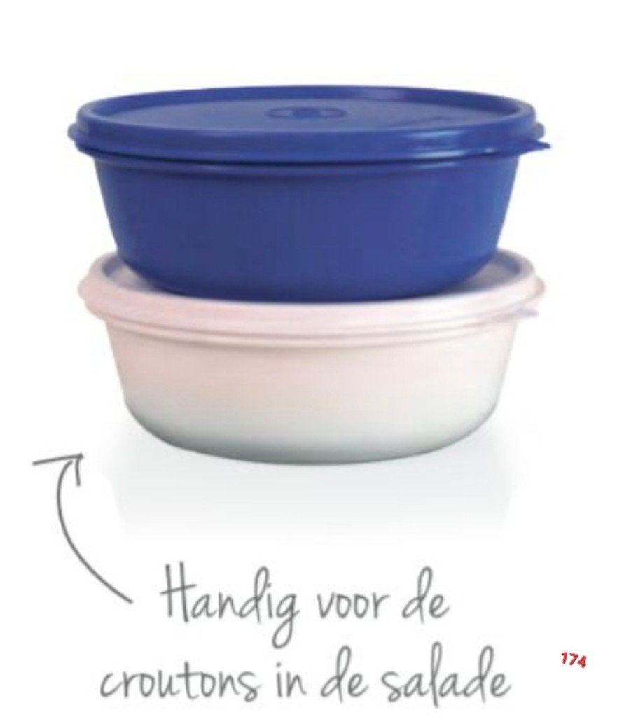 Set van Tupperware Ruimteschaaltjes 0,6L (zie omschrijving), Neuf, 600 ml, Enlèvement ou Envoi, Autres couleurs
