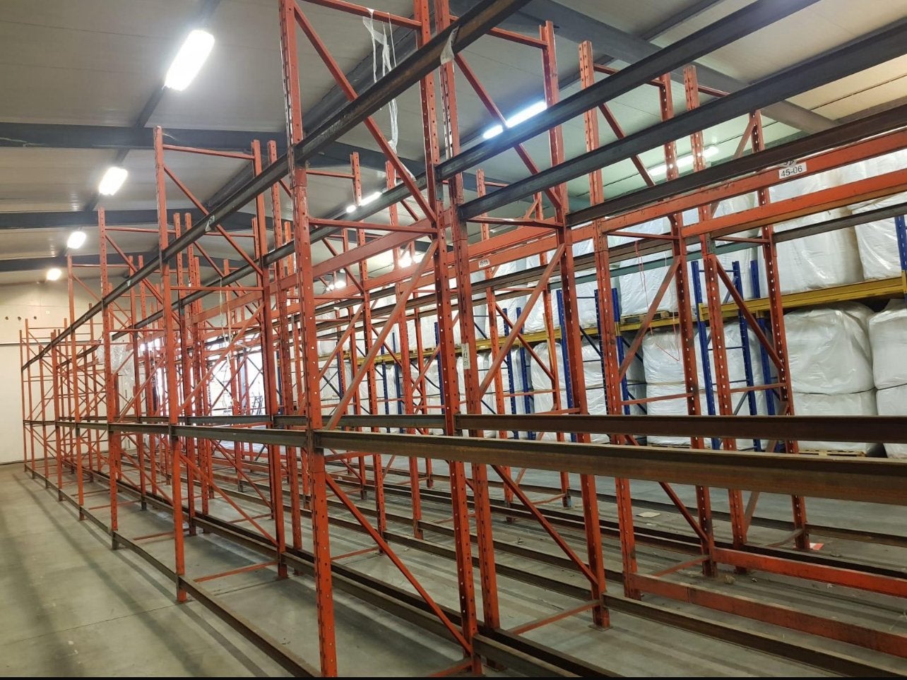 Palletstelling 13m in totaal, Zakelijke goederen, Kantoor en Winkelinrichting | Magazijn, Stelling en Opslag, Ophalen
