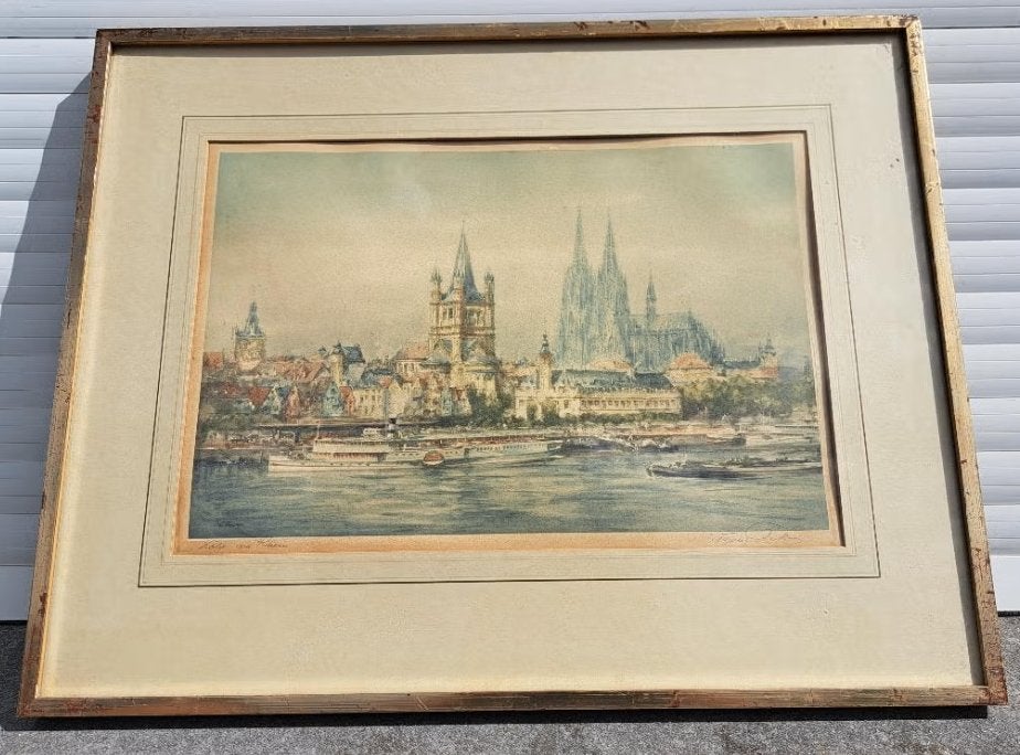 Lithographie signe, Enlèvement ou Envoi, Lithographie