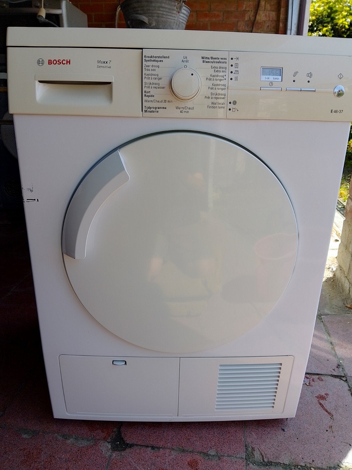 Droogkast Bosch WTE84302FG., Ophalen, 6 tot 8 kg, Gebruikt, Minder dan 85 cm
