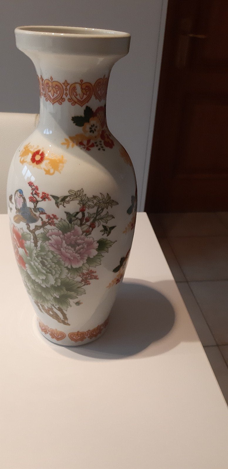 Vase chinois avec marque, intact, Enlèvement ou Envoi