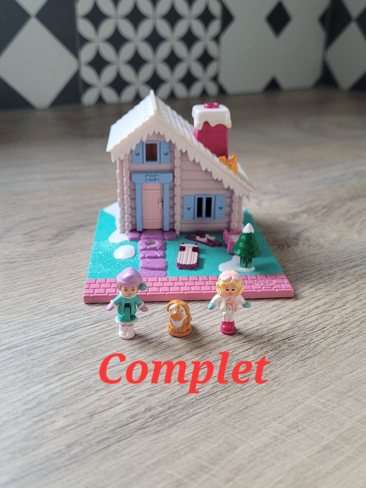 Polly pocket ski compleet, Ophalen of Verzenden