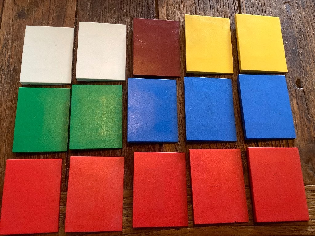 Lego Slope 10 6 x 8 Varia kleuren 15 st / 362-8, Ophalen of Verzenden, Gebruikt, Losse stenen, Lego