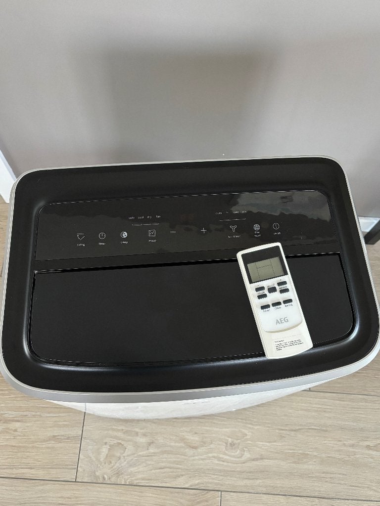 AEG Airco, Elektronische apparatuur, Airco's, Zo goed als nieuw, Mobiele airco, Minder dan 60 m³, 3 snelheden of meer, Koelen en Ontvochtigen