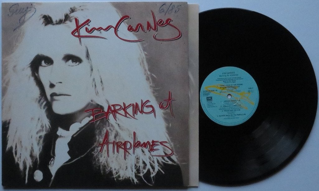 Kim Carnes - Barking at airplaines. Lp, Beschermende buitenhoes, LP, Gebruikt, Ophalen of Verzenden