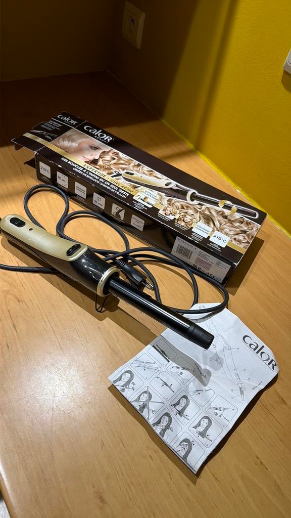 fer à friser automatique Calor Expertise Curl rotatif, Enlèvement ou Envoi, Comme neuf