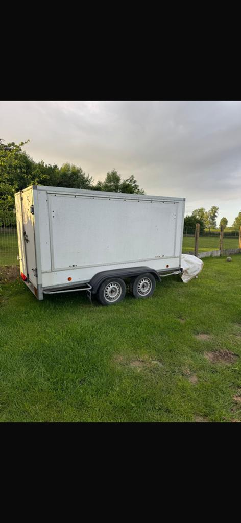 Gesloten aanhangwagen (geremt), Auto diversen, Aanhangers en Bagagewagens, Ophalen, Gebruikt