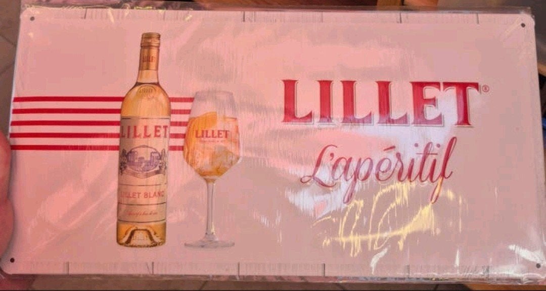 drank reclame 4stuks lillet, Ophalen of Verzenden