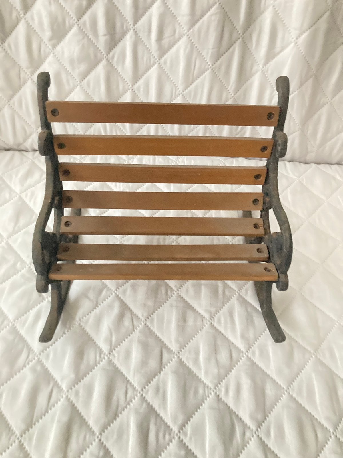 Beau banc miniature pour poupées, peluches, plantes, Enlèvement ou Envoi