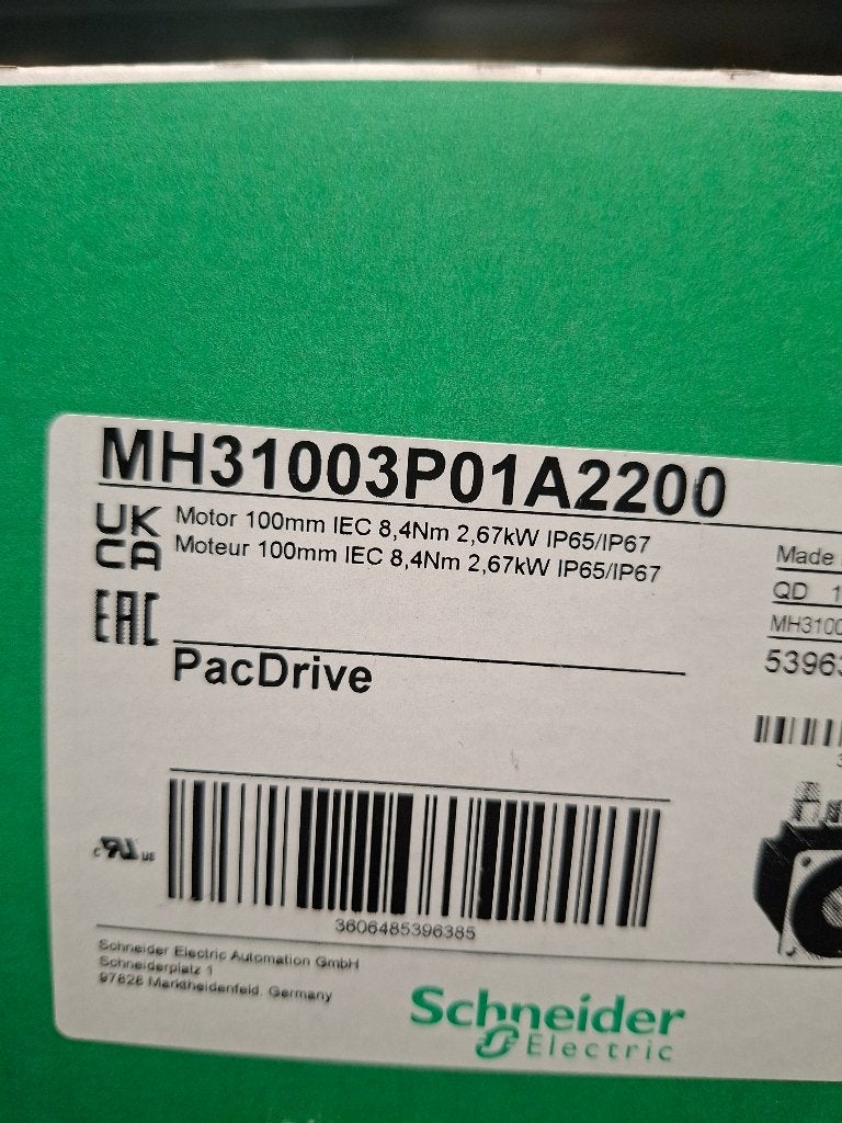 servomoteur électrique schneider MH31003P01A2200, Envoi, Comme neuf, Schneider Electric