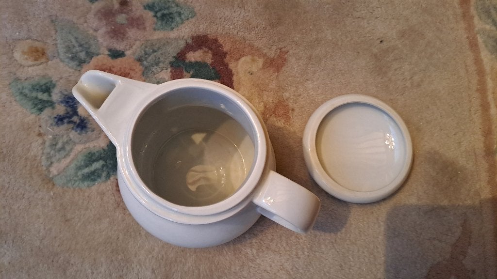 Witte koffiekan, Huis en Inrichting, Keuken | Servies, Ophalen