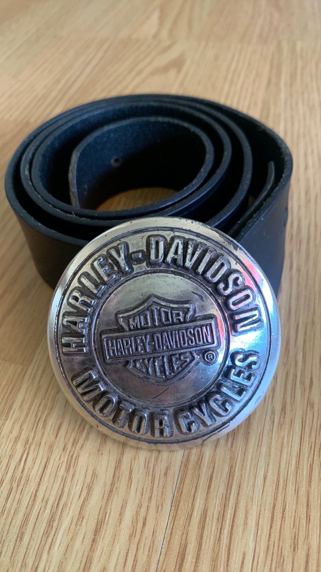Ceinture Harley Davidson, Kleding | Heren, Riemen en Ceintuurs, Ophalen, Zo goed als nieuw, Riem of Ceintuur