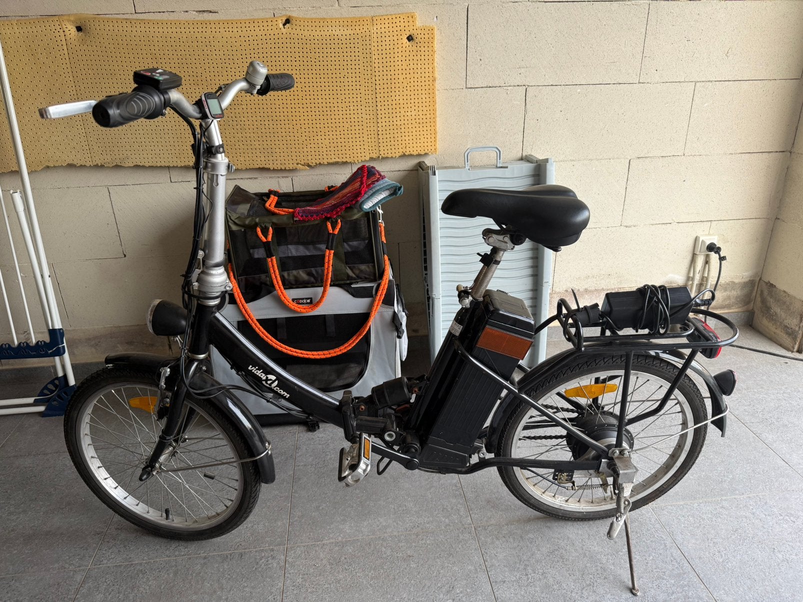 Electrische plooifiets, Fietsen en Brommers, Ophalen, Gebruikt