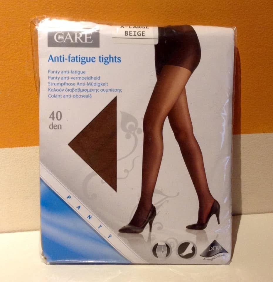 Collants de support vintage CARE "Anti-fatigue" 40 den-T.XL, Neuf, Taille 48/52 (XL), Enlèvement ou Envoi, Beige