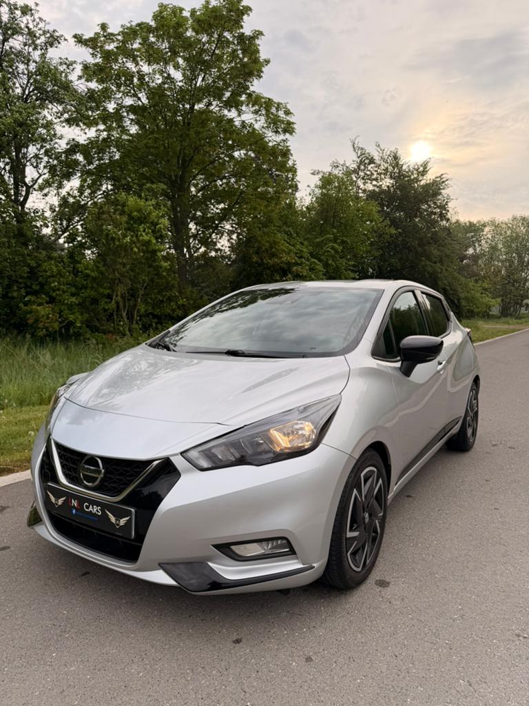 Nissan Micra 1.0i automatique/2022/NAVI/Carplay/Garantie, Autos, Argent ou Gris, Achat, Euro 6, Entreprise