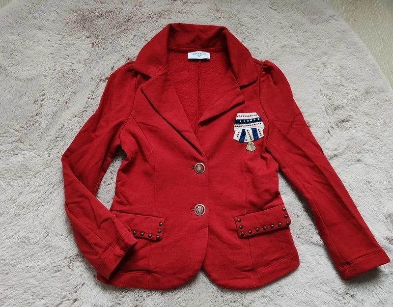 Monnalisa blazer, Kinderen en Baby's, Meisje, Trui of Vest, Ophalen of Verzenden, Zo goed als nieuw