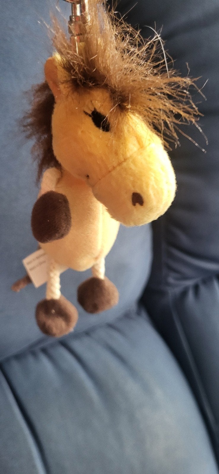 Knuffelsleutelhanger Paard Mc Donald's,  2005, Ophalen, Zo goed als nieuw, Dier of Natuur