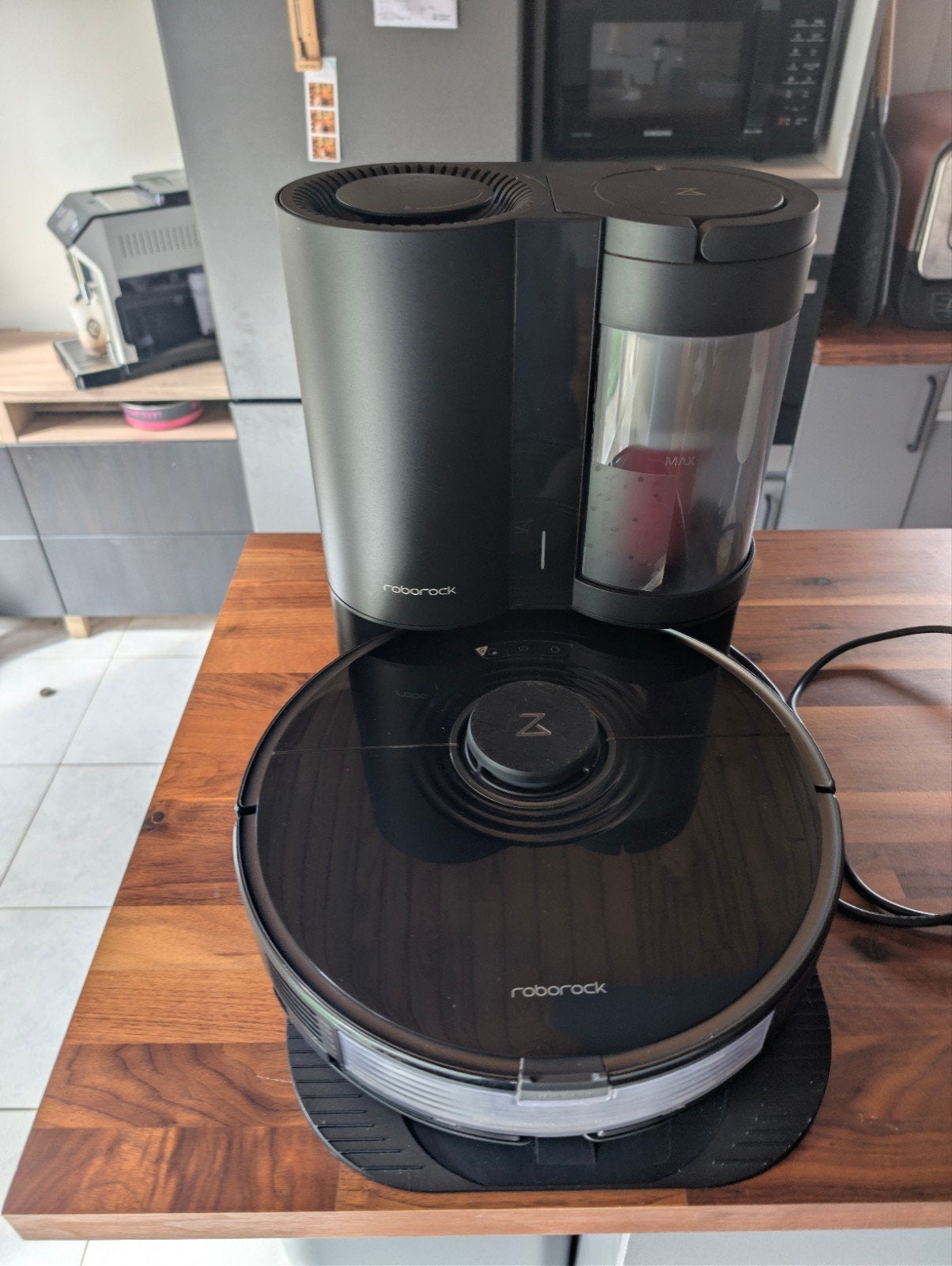 Roborock S7 + station de vidage poussière, Elektronische apparatuur, Stofzuigers, Ophalen, Overige merken, Gebruikt, Bedienbaar via app