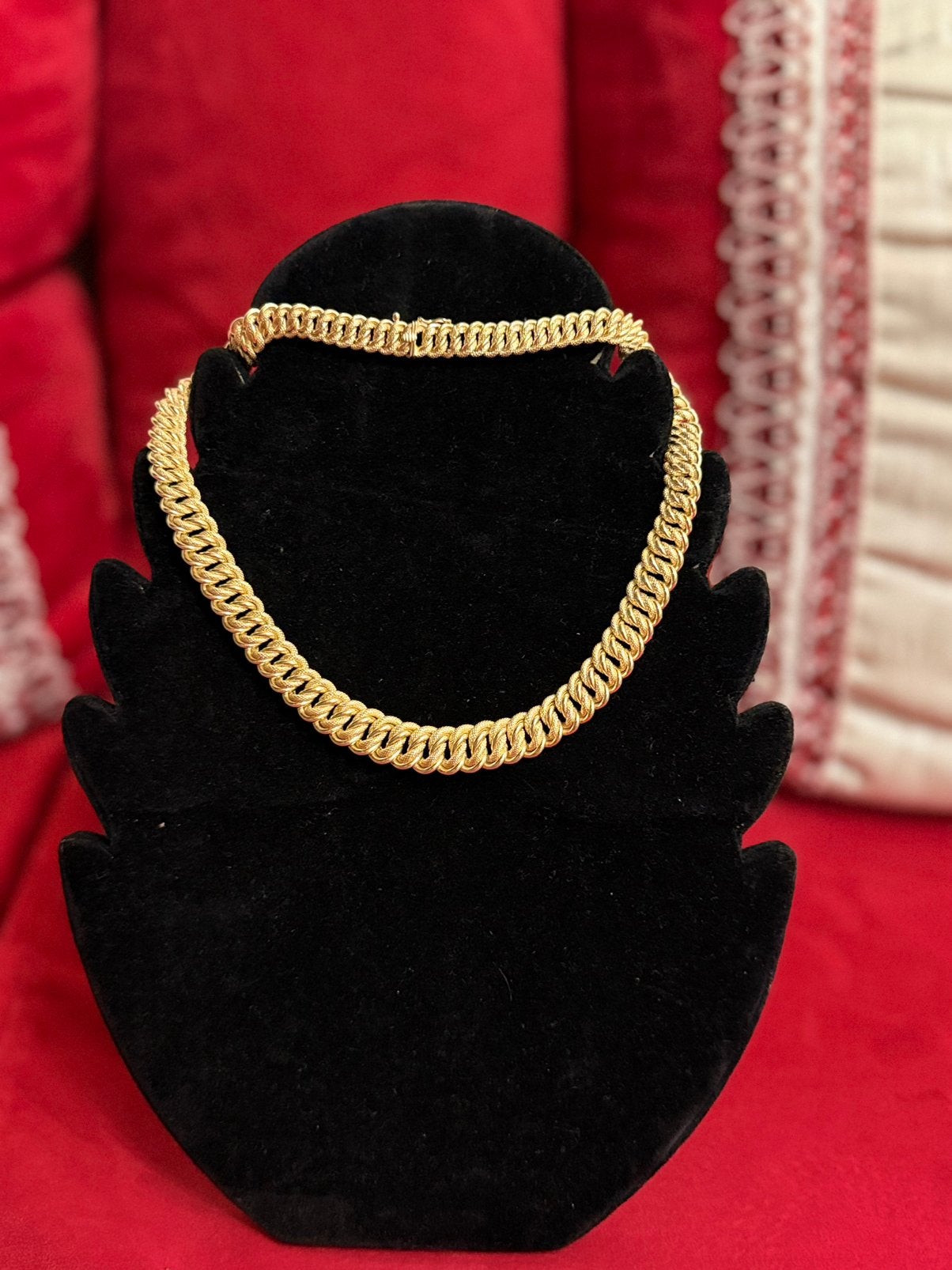 Collier en or 18 carats (disponible), Enlèvement, Comme neuf, Or, Or