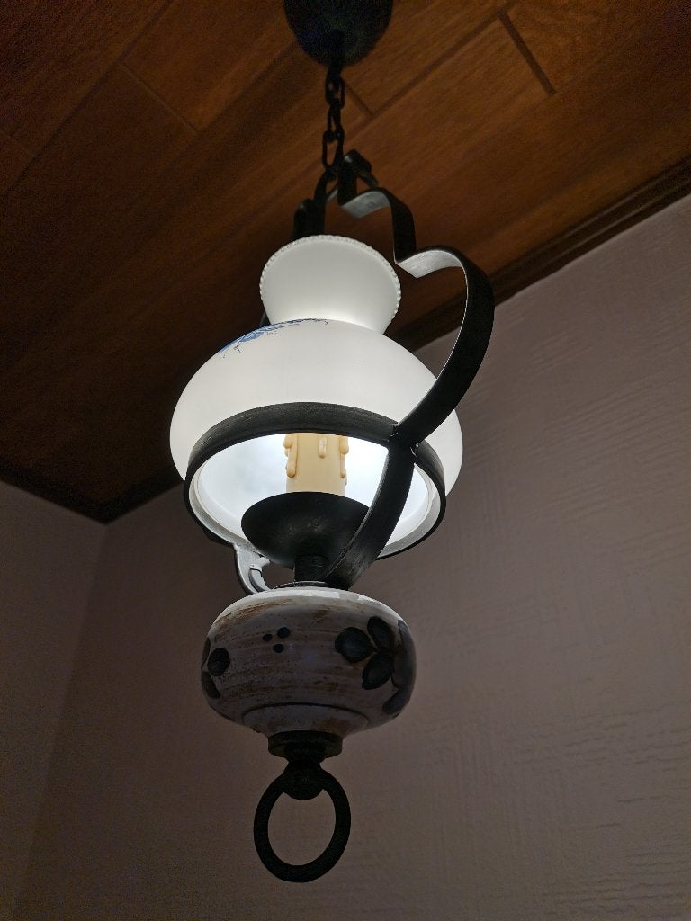 lamp, Ophalen, Gebruikt, Glas